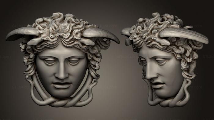 Mask (The Medusa Rondanini, MS_0195) 3D models for cnc